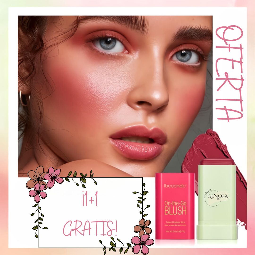 RUBOR EN BARRA-BLUSH GLOW™🛍️¡1+1 GRATIS!🛍️