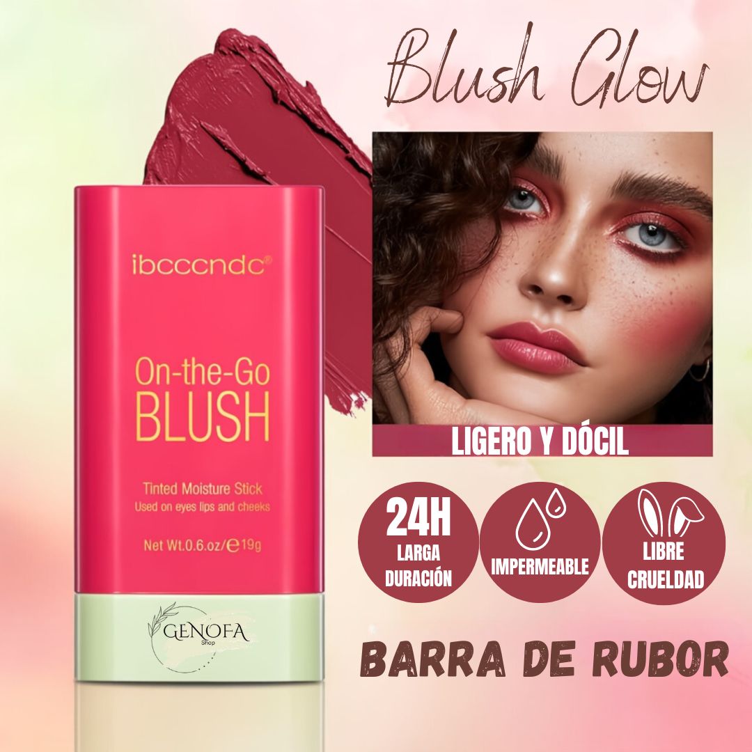 RUBOR EN BARRA-BLUSH GLOW™🛍️¡1+1 GRATIS!🛍️