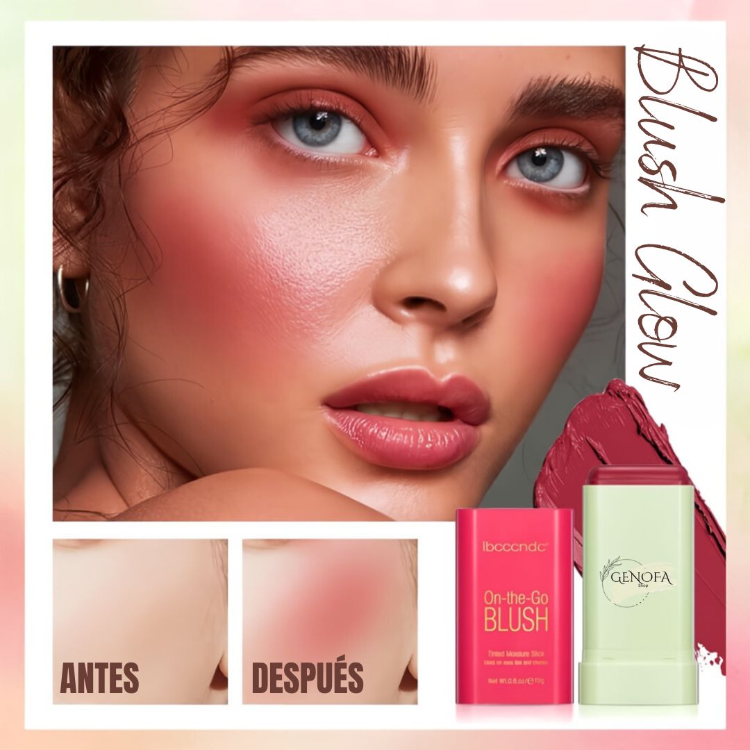 RUBOR EN BARRA-BLUSH GLOW™🛍️¡1+1 GRATIS!🛍️