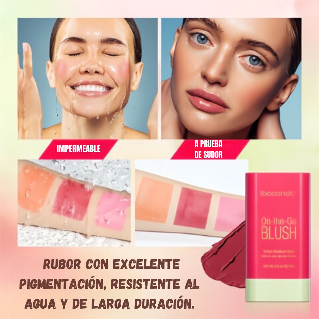 RUBOR EN BARRA-BLUSH GLOW™🛍️¡1+1 GRATIS!🛍️