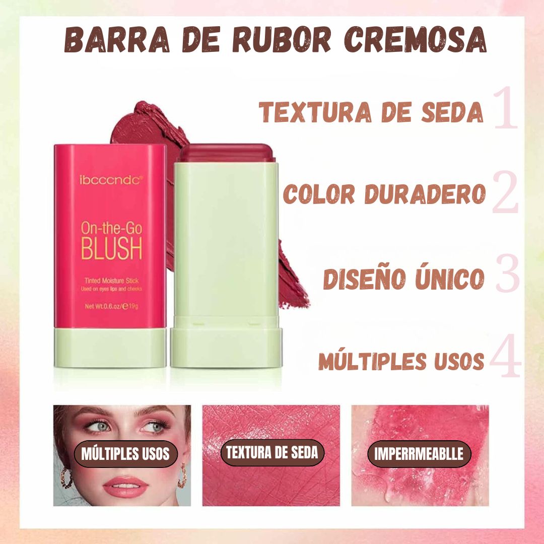 RUBOR EN BARRA-BLUSH GLOW™🛍️¡1+1 GRATIS!🛍️